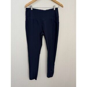 Mondetta Performance Luxury Women's Leggings Workout Pants w/Pockets L Blue